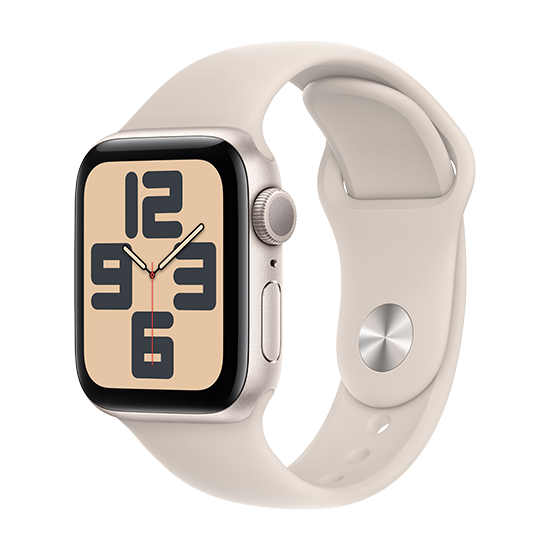 Apple Watch Se2 40mm Starlight Aluminium   Sportb     Starlight