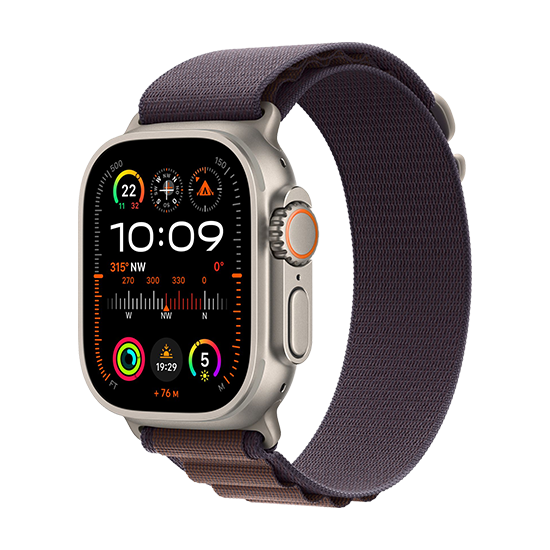 Apple Watch Ultra   Lte 49mm Titanium Case With Alpine Loop