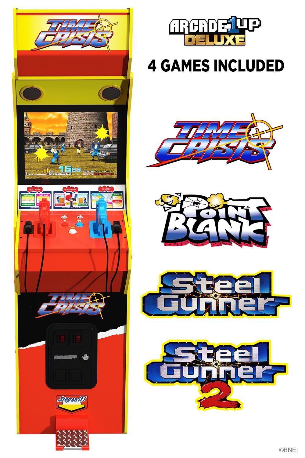 Arcade   Up Time Crisis Deluxe Arcade Machine