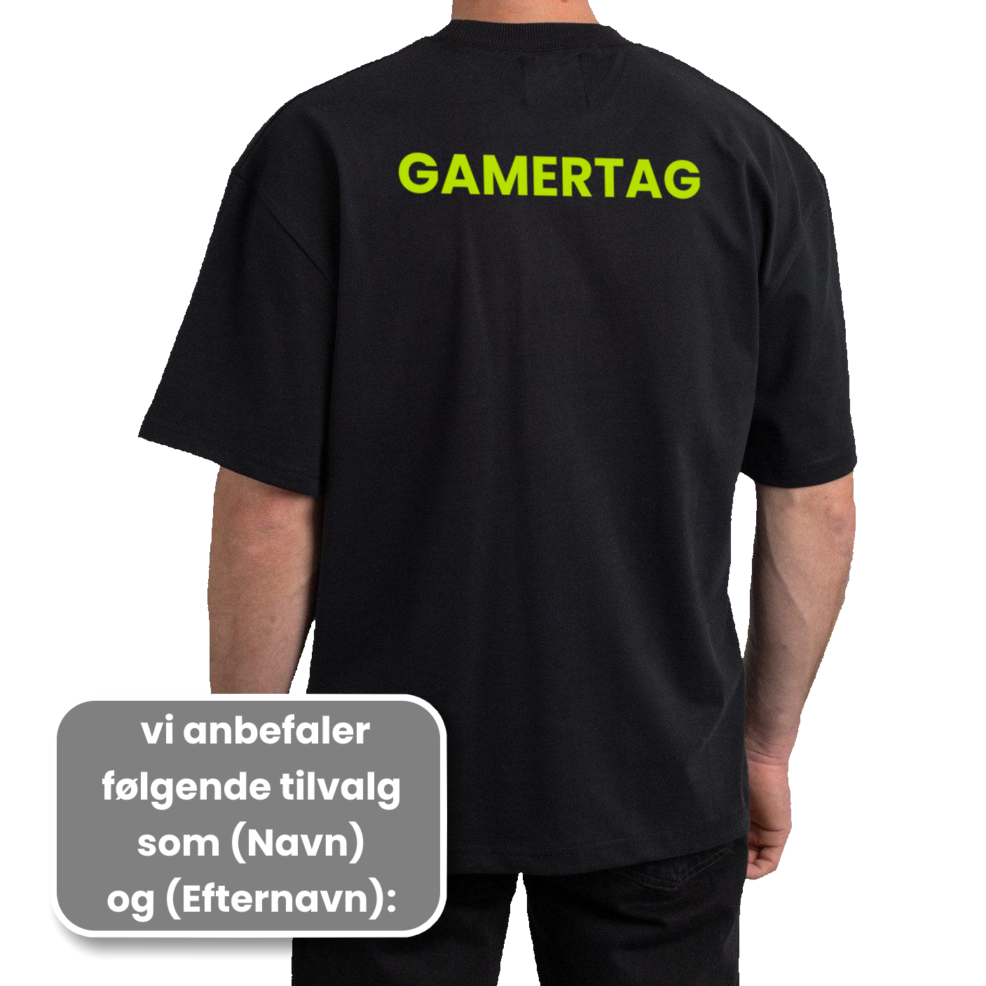 Arkaden Gamertag Tee   Sort    -