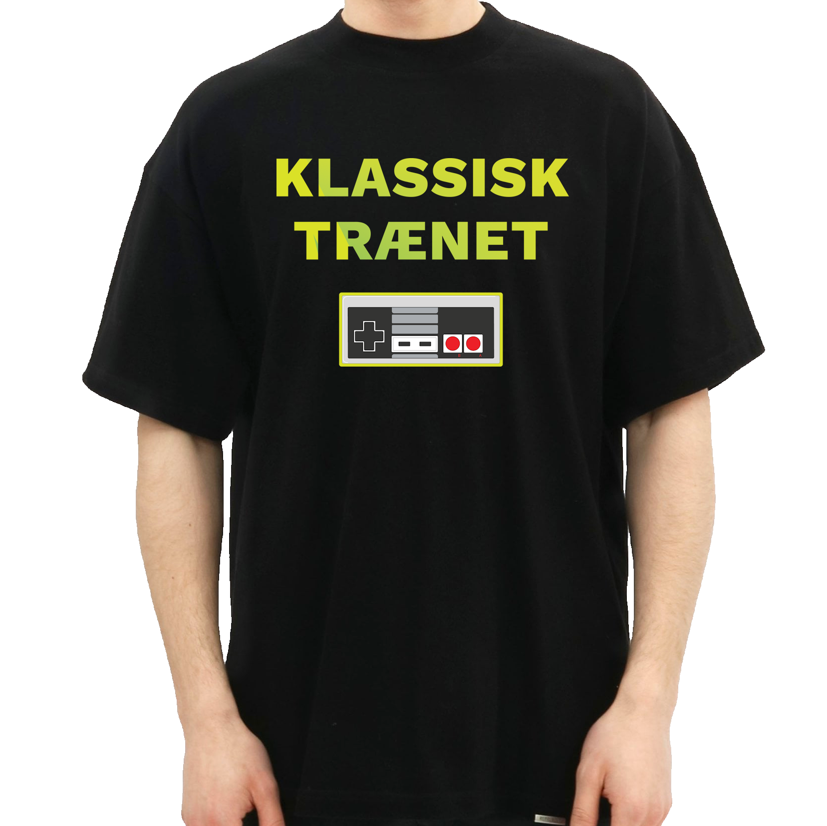 Arkaden Klassisk Trænet Tee   Sort    -