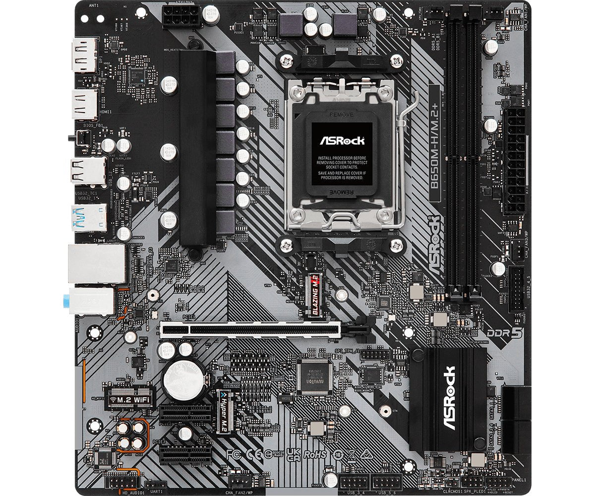 Asrock B650m-        Bundkort Micro Atx Am5 Socket Ddr5