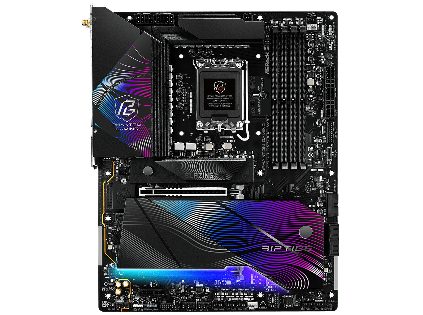Asrock Z890 Riptide Wifi Motherboard Atx Lga-1851 Intel Z890