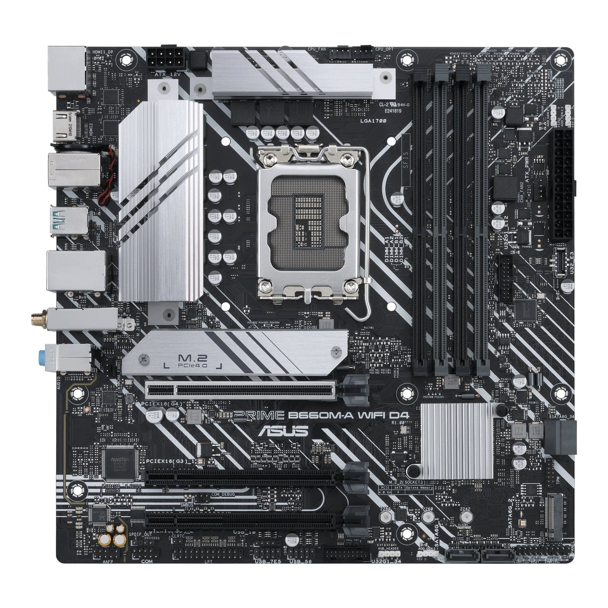 Asus Prime B660m-  Wifi D4 Micro-atx Lga1700  Intel B660 Bundkort