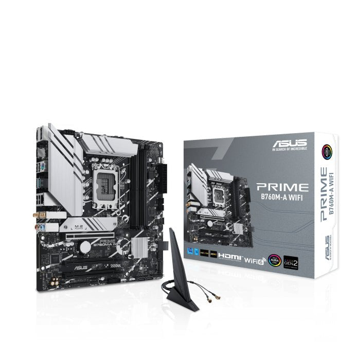 Asus Prime B760m-  Wifi  Matx  B760  Lga 1700  Ddr5  Bundkort Geekd Dk