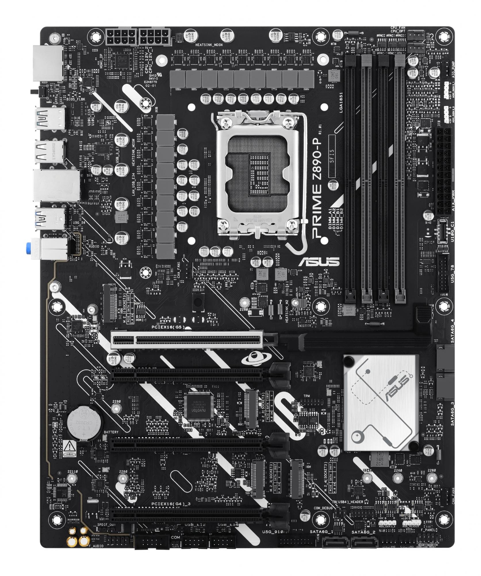 Asus Prime Z890-  Atx Lga1851 Sokkel Intel Z890