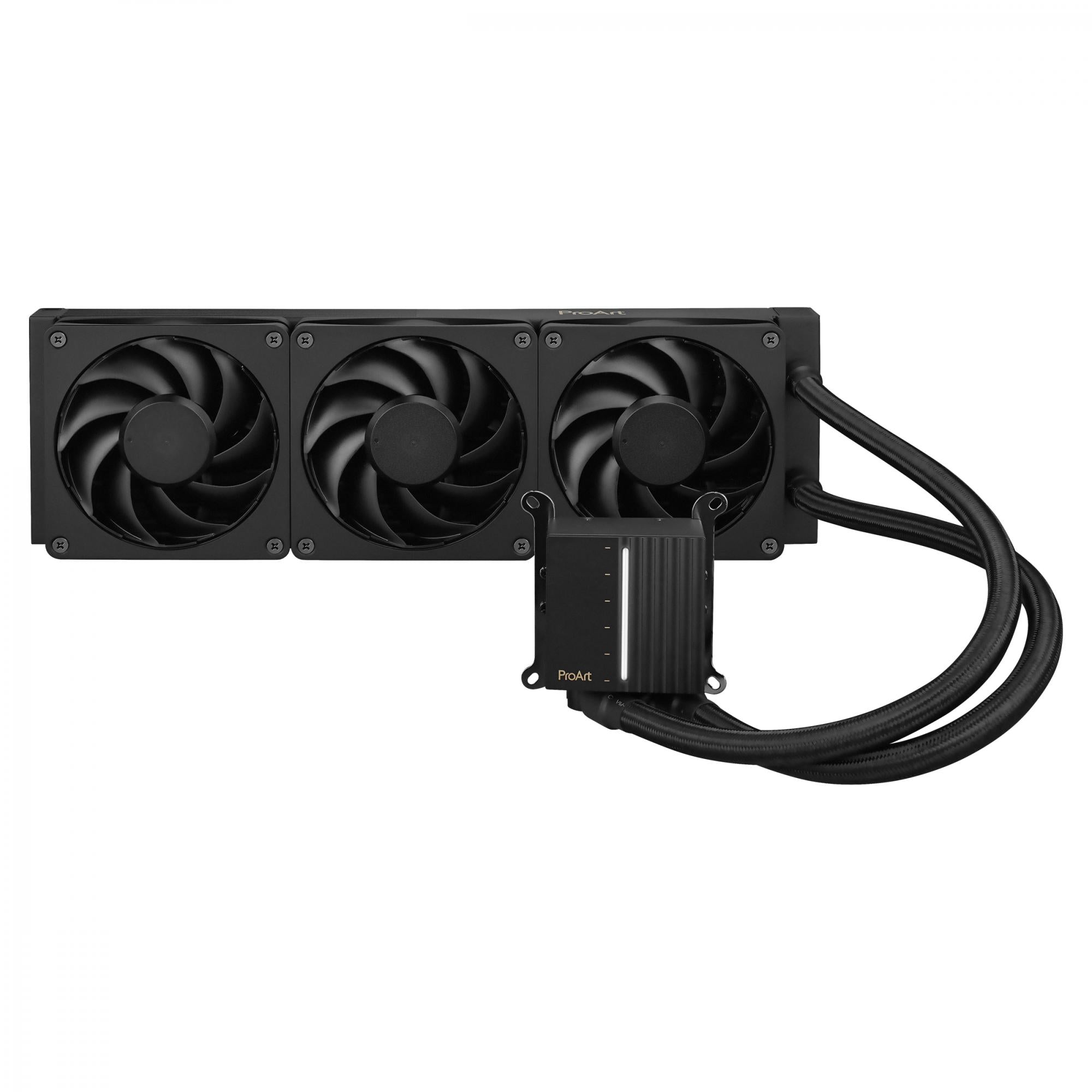 Asus Proart Lc 360 Aio Liquid Cooler With 3x120mm Alphacool Apex Stealth Metal Power Fans