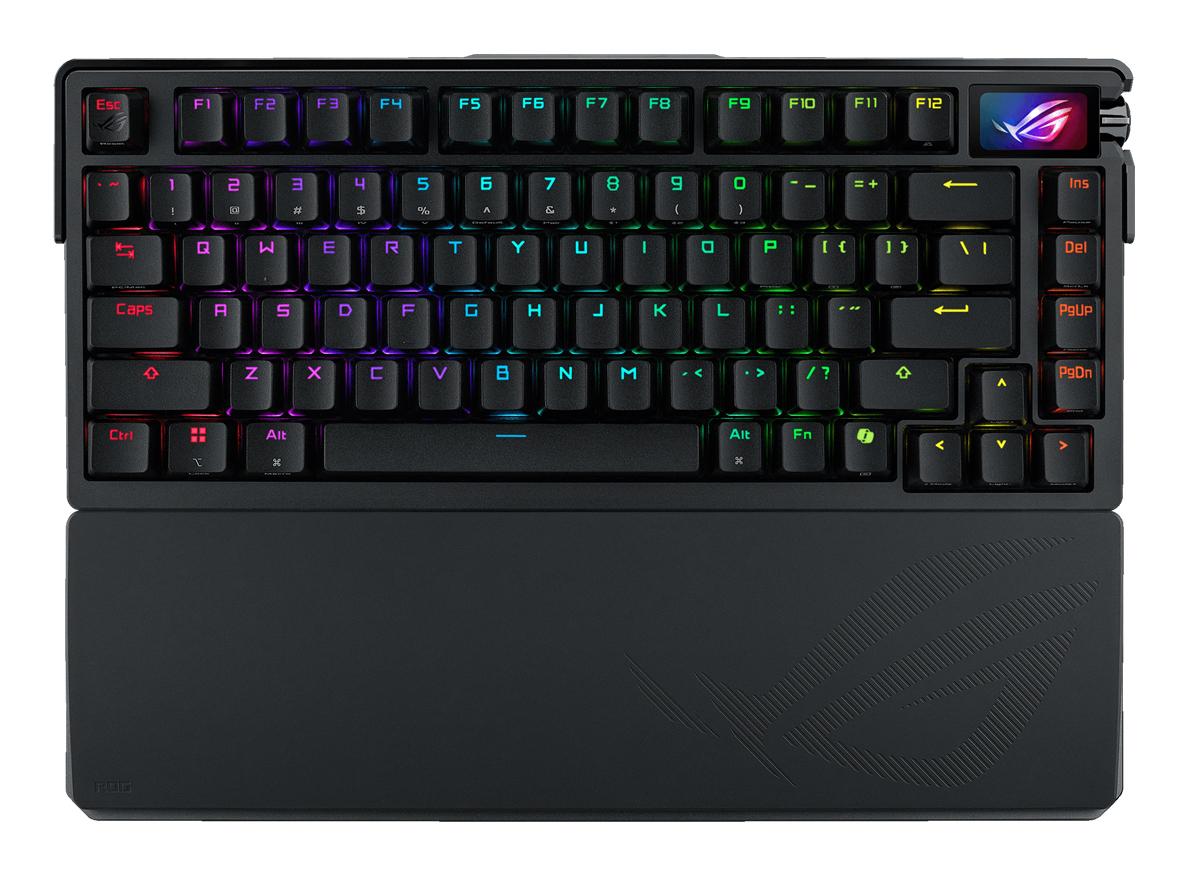Asus Rog Azoth Extreme 75  Wireless Diy Custom Gaming Keyboard  Oled Display