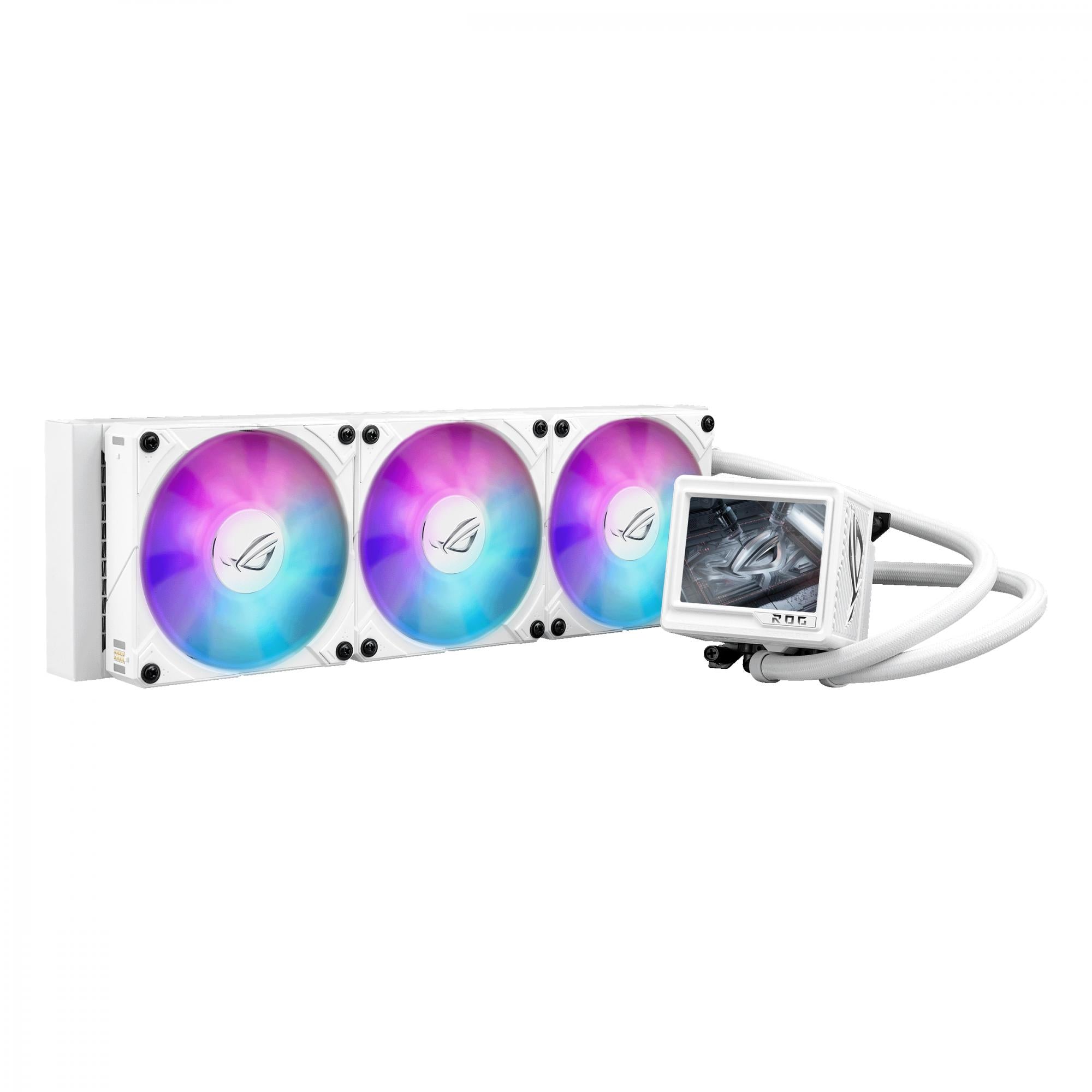 Asus Rog Ryujin Iii 360 Arbg Extreme White Lcd Aio Liquid Cooler         Lcd  Asetek Gen8 Pump