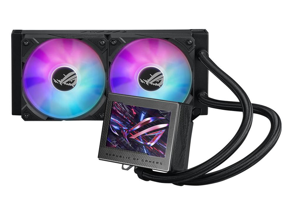 Asus Rog Ryujin Iii 240 Argb Aio Liquid Cooler         Lcd  2x120mm Rog Argb Magnetic Daisy-chainable Fans 2200 Rpm Pwm