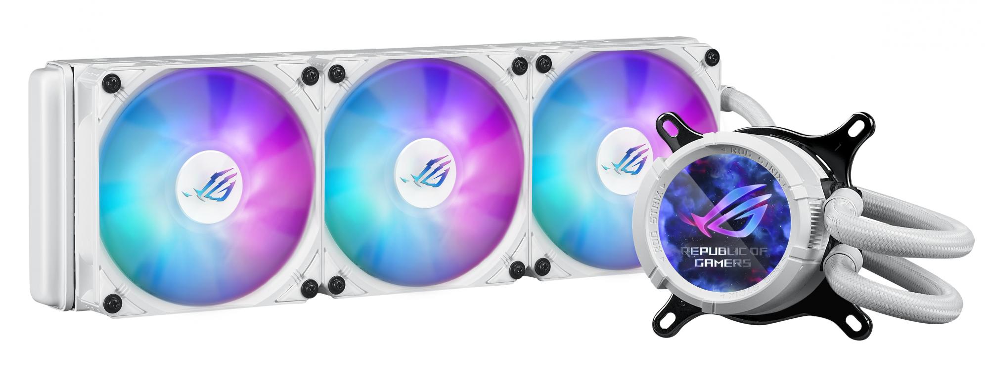 Asus Rog Strix Lc Iii 360 Argb Lcd White Edition Aio Liquid Cooler