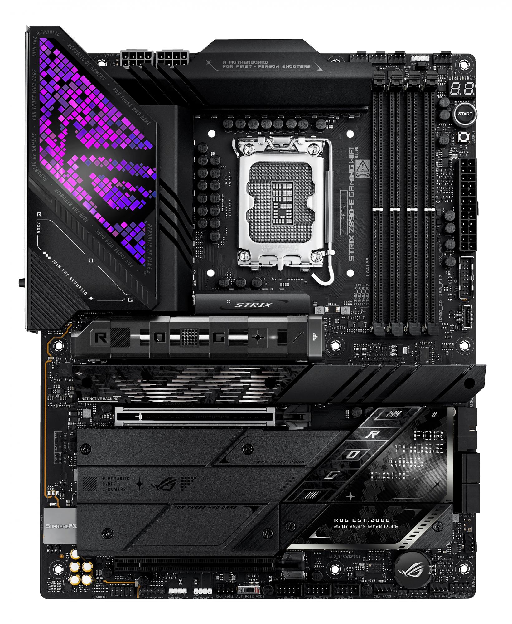 Asus Rog Strix Z890-  Gaming Wifi Atx Lga1851 Sokkel Intel Z890