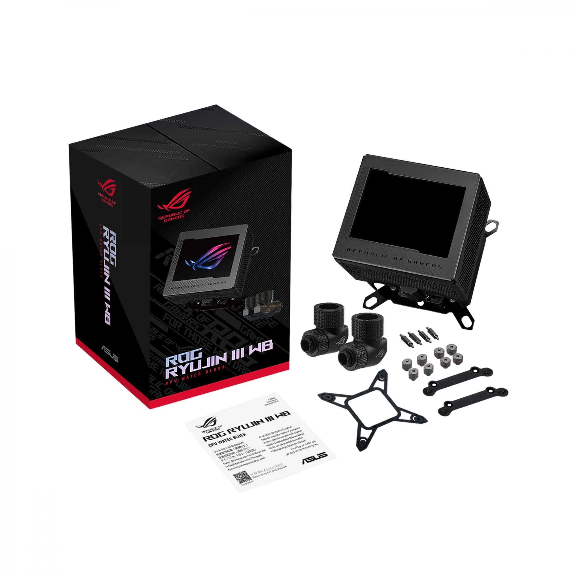 Asus Ryujin Iii Cpu Water Block Black