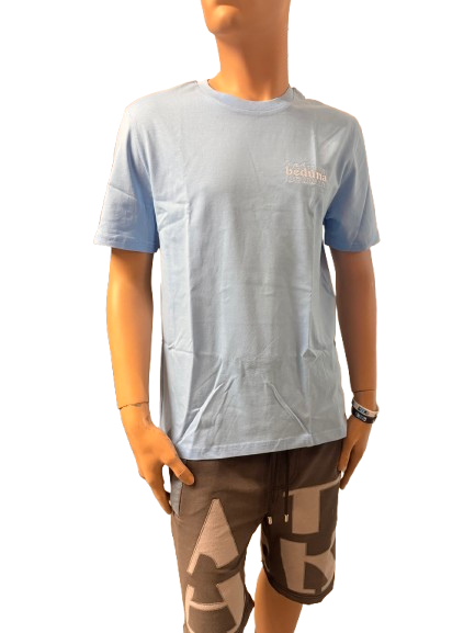 Beduna Skrift Tee Blå  -shirt Geekd Dk