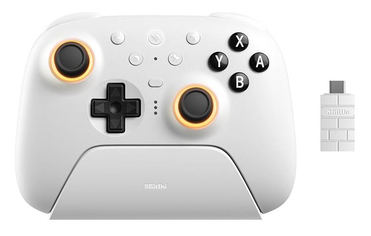 8bitdo Ultimate   Wireless Bt White Konsol Geekd Dk