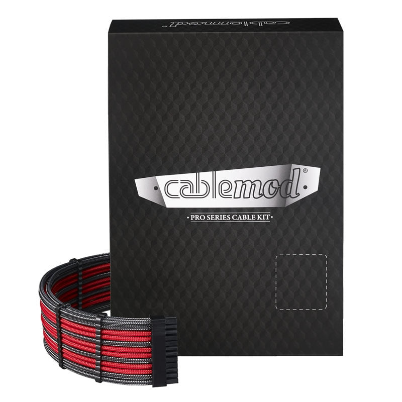Cablemod  -series Pro Modmesh Cable Kit For Corsair Axi Hxi Rm  Yellow Label  Carbon Red
