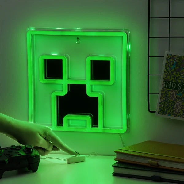 Creeper Væg Led Neon Light Lampe Geekd Dk