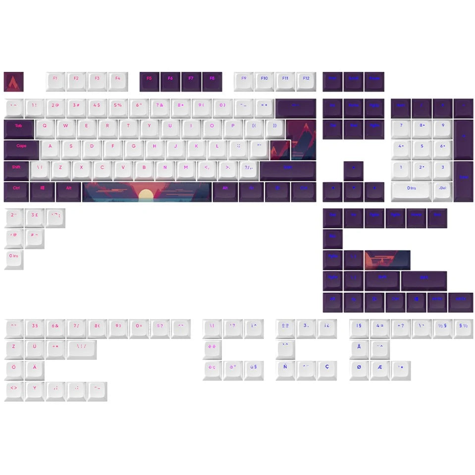 Dark Project Keycaps Sets Sunrise Geekd Dk