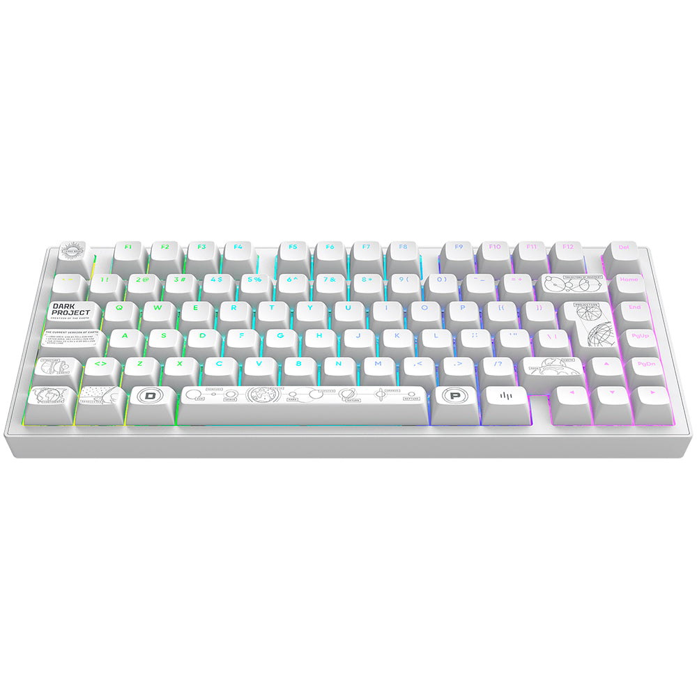 Dark Project Nova Hvid 81 Rgb Tastatur Geekd Dk