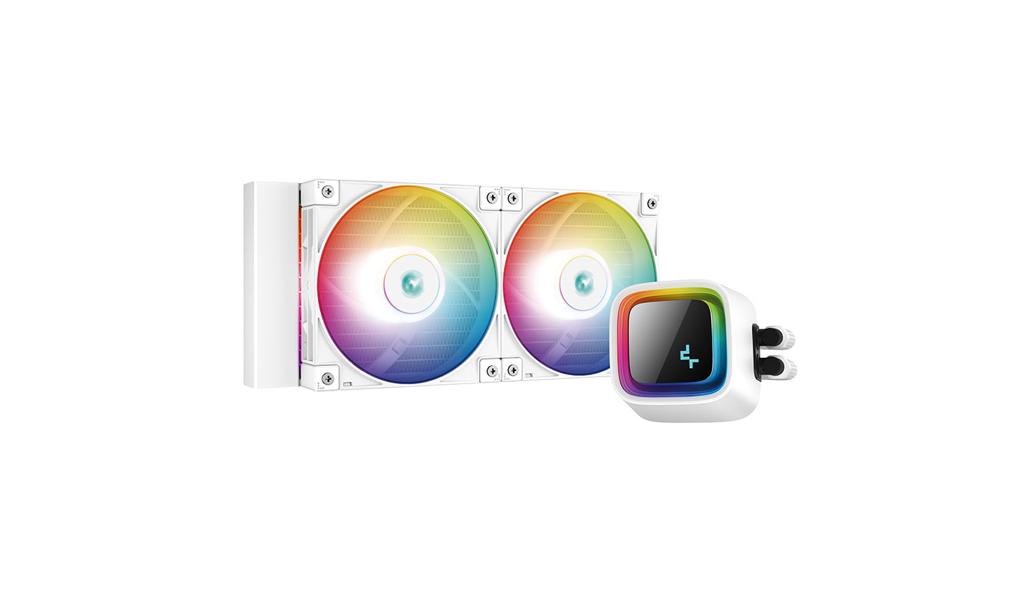 Deepcool Ls520 Wh Processors Flydende Kølesystem  -pack Hvid 120 Mm