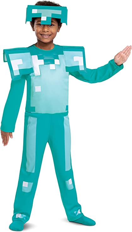 Disguise Minecraft Costume Diamond Armor  116 Cm  Kostume Geekd Dk