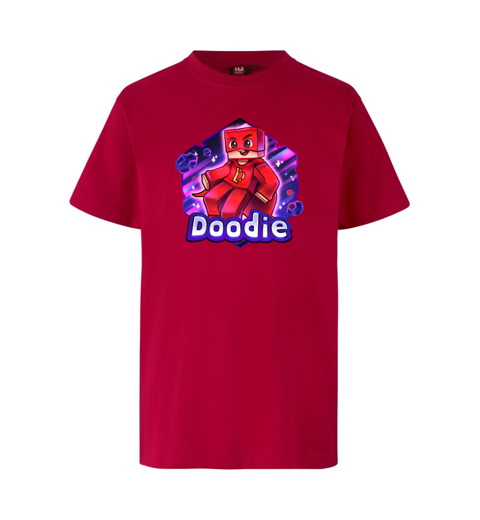 Doodie Tee Rød    -