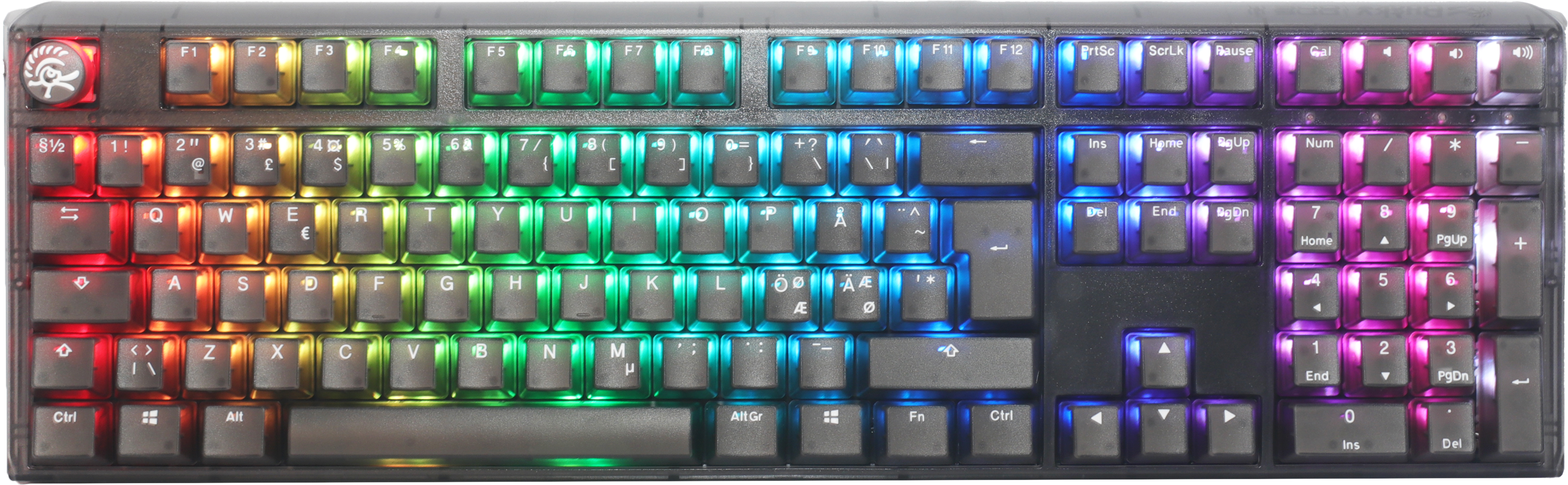 Ducky One   Aura Black Nordic Fullsize Cherry Brown Rgb