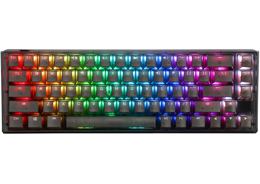 Ducky One   Aura Black Nordic Sf 65  Kailh Box Jellyfish Switch   Rgb