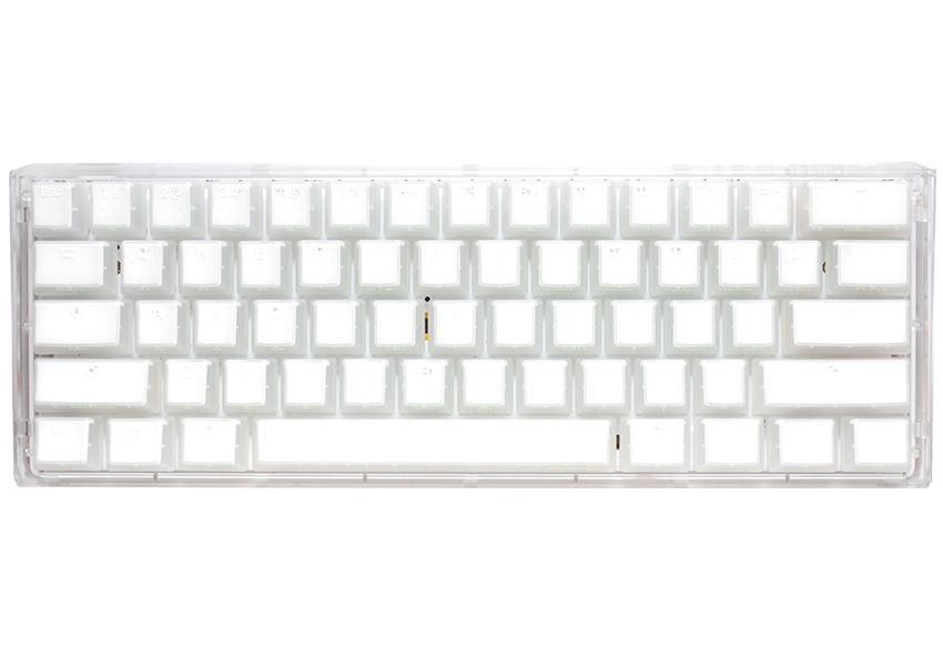 Ducky One   Aura White Nordic Mini 60  Cherry Blue Rgb