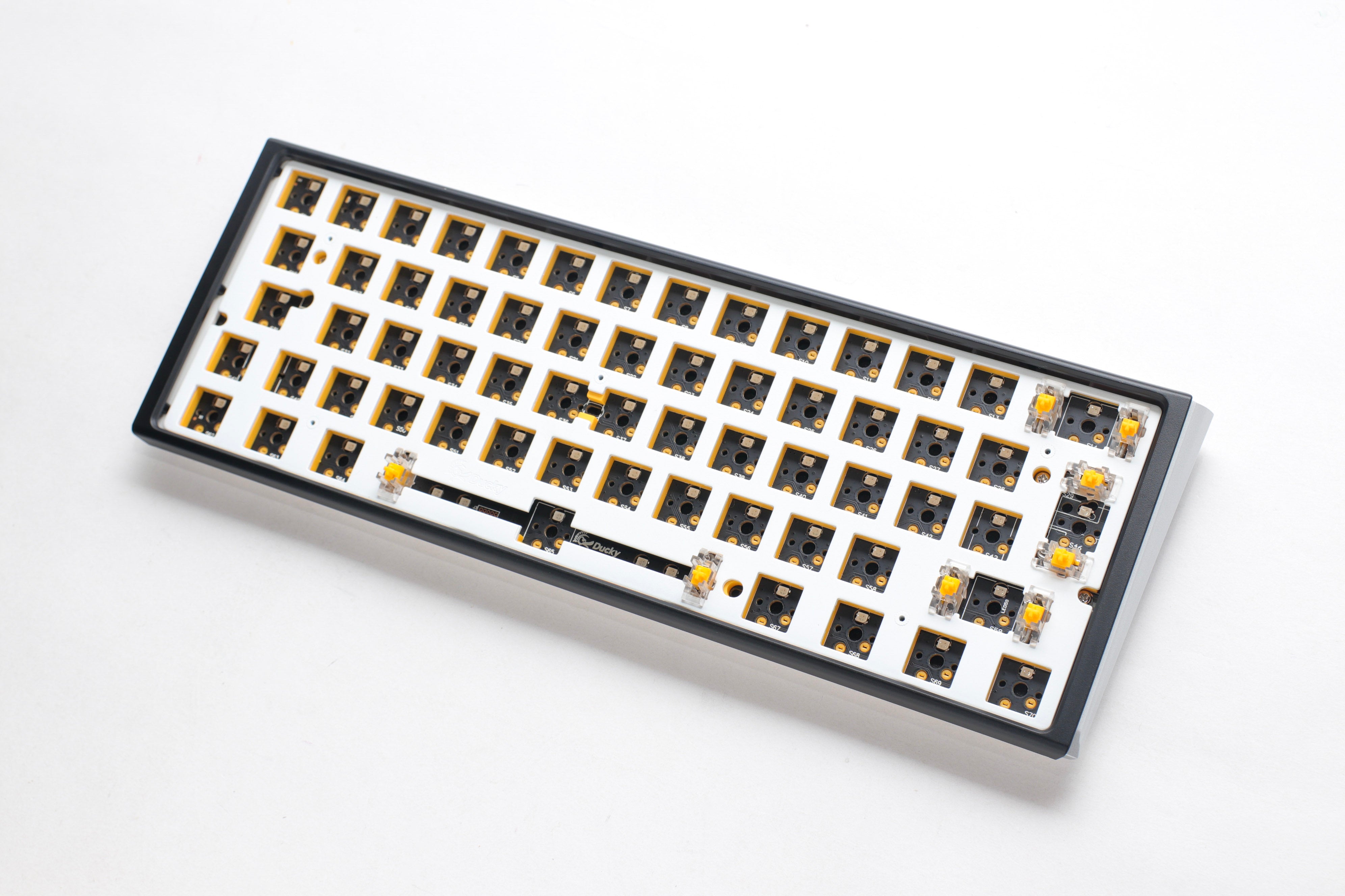Ducky One   Hot Swap Iso Barebone Black Mini 60  Rgb Without Switches Keycaps