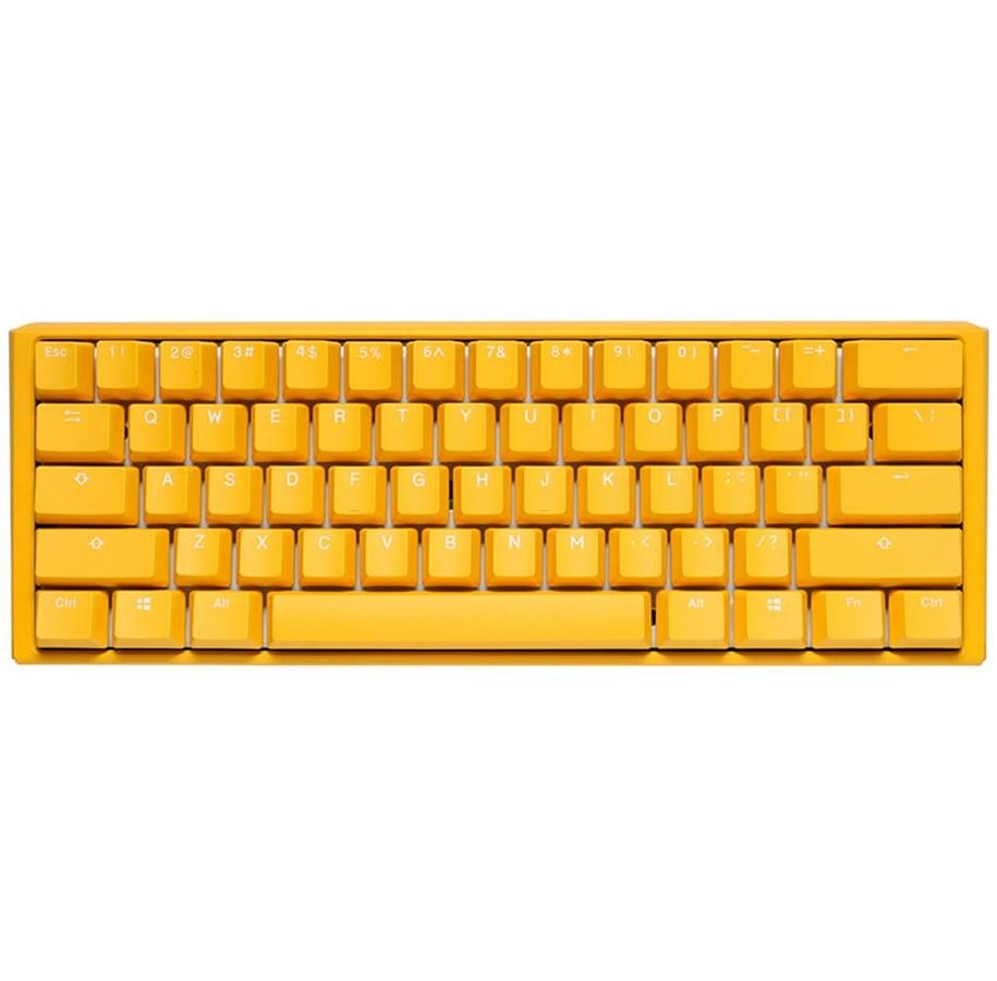 Ducky One   Yellow Ducky Mini 60   Cherry Red