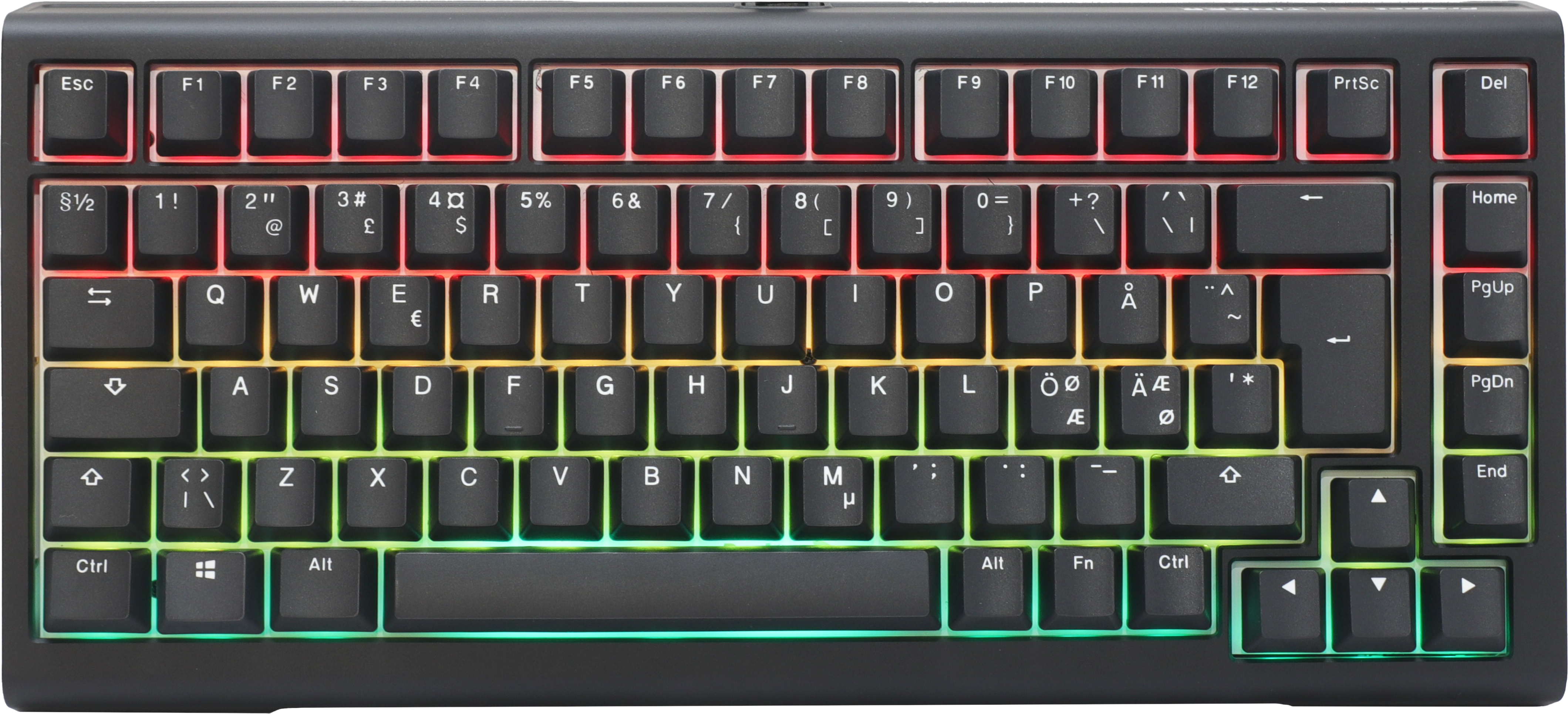 Ducky Tinker75 Prebuilt Iso Black Mx Cherry Brown