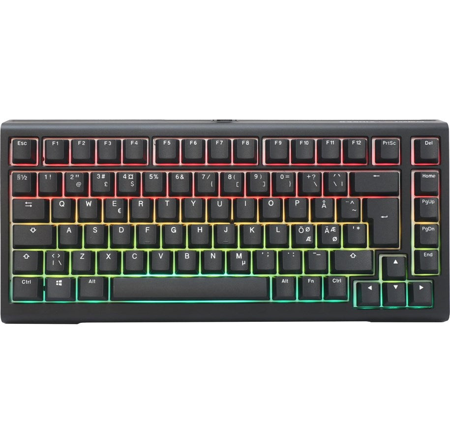Ducky Tinker75 Prebuilt Iso Black Mx Cherry Red