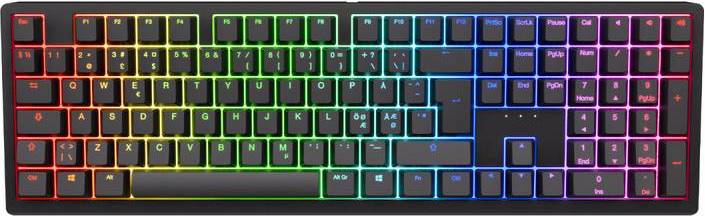 Ducky Zero Classic Cherry Speed Silver Rgb Trådløs