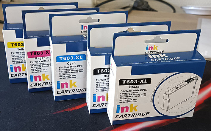 Epson 603   Blækpatroner   Stk    Gratis Sort Kompatibel