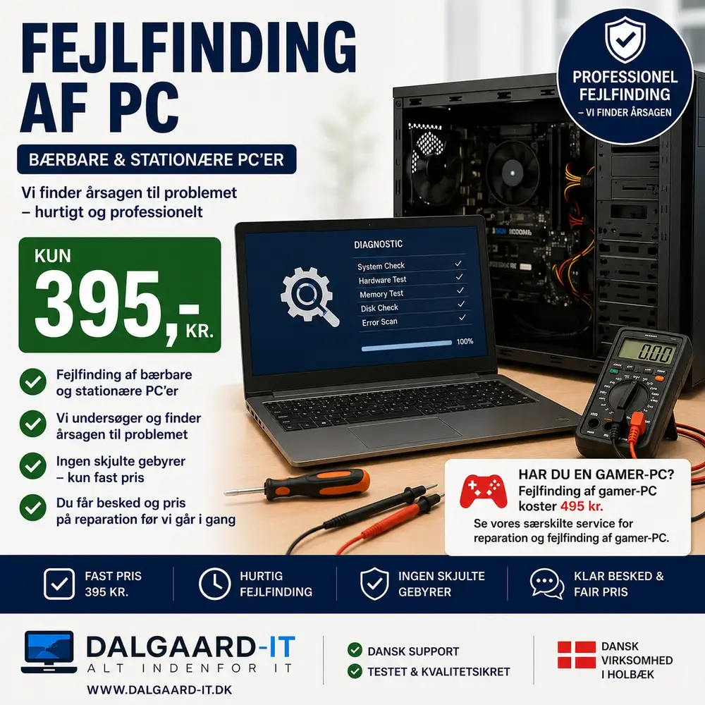 Fejlfinding Af Pc   Holbæk