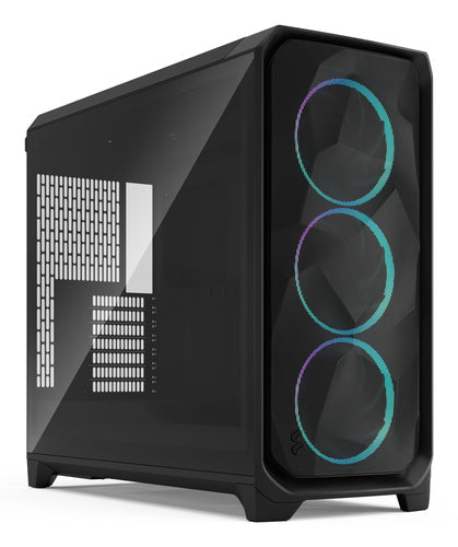 Fractal Design Meshify     Black Rgb Tg Light Tint Kabinet Geekd Dk