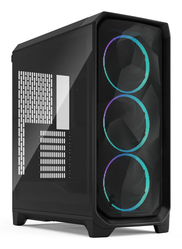 Fractal Design Meshify   Black Rgb Tg Light Tint Kabinet Geekd Dk