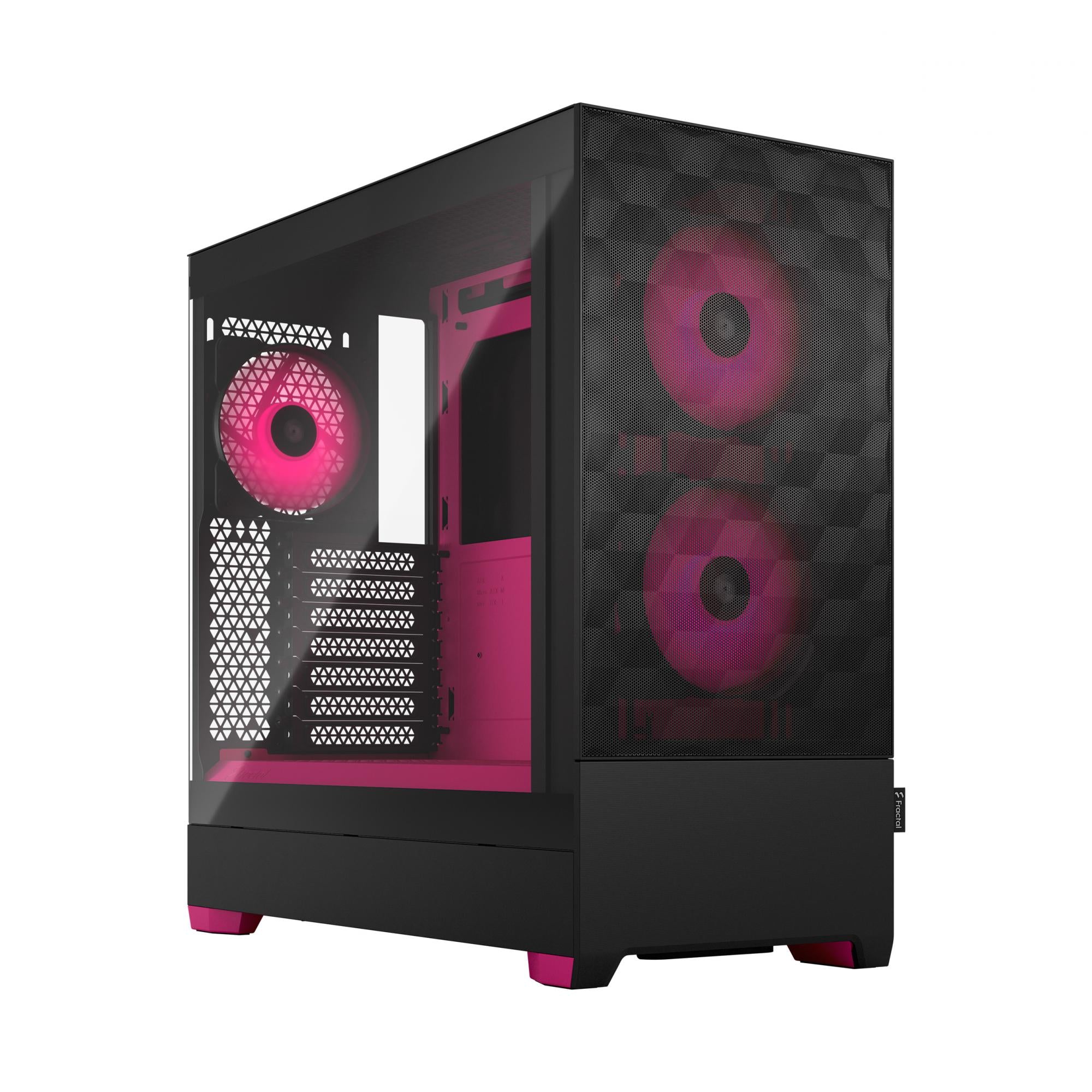 Fractal Design Pop Air Rgb Magenta Core Tg Clear Tint