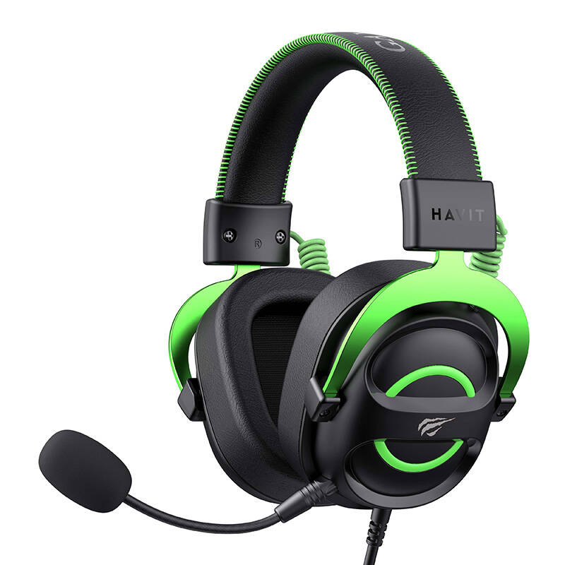 Gaming Headphones Havit H2002e  Black-green  Headset Geekd Dk