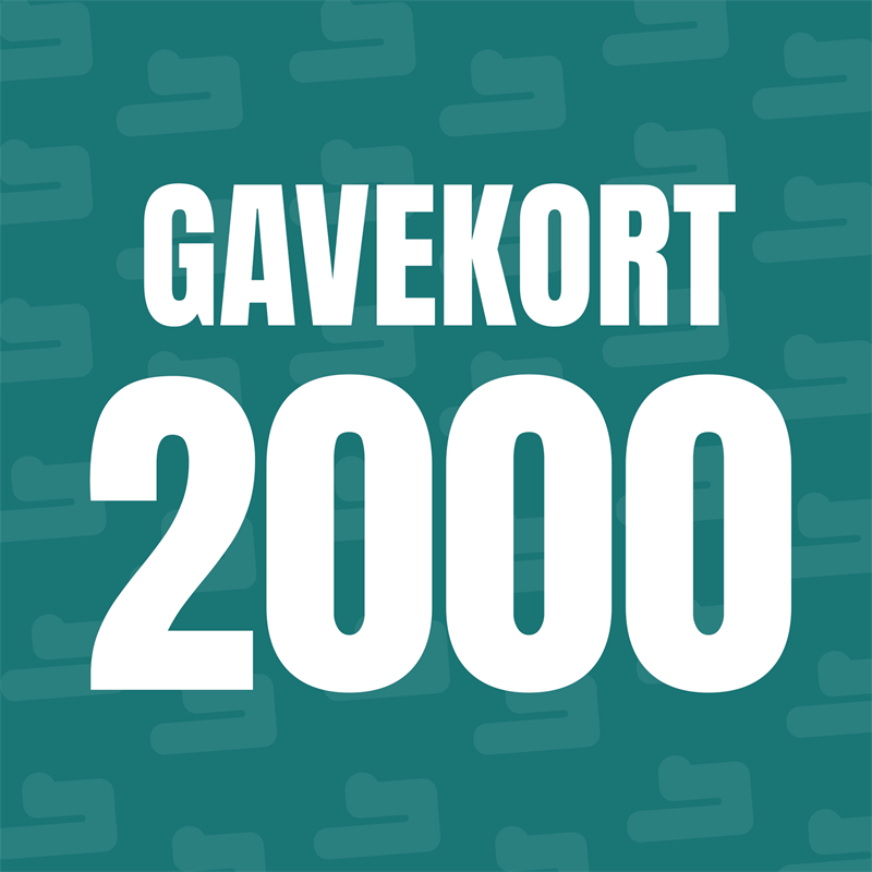 Gavekort  2000 Kr