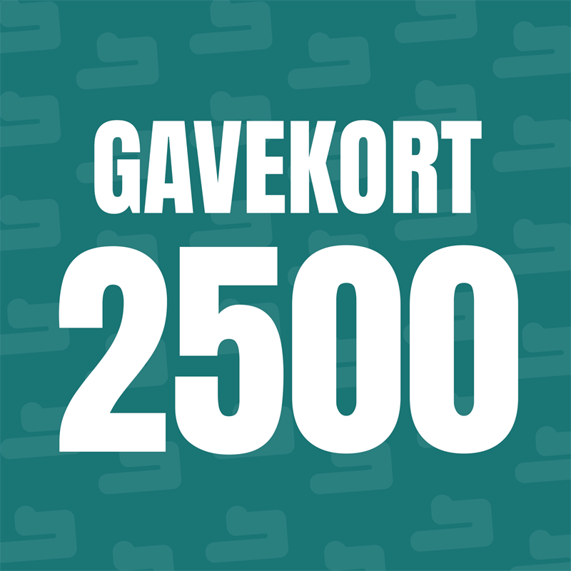 Gavekort  2500 Kr