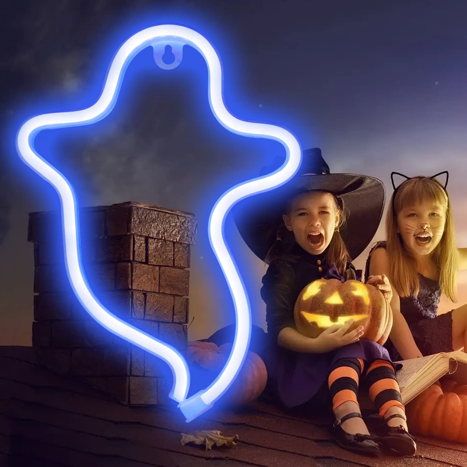 Ghost Neon Led Lampe Geekd Dk