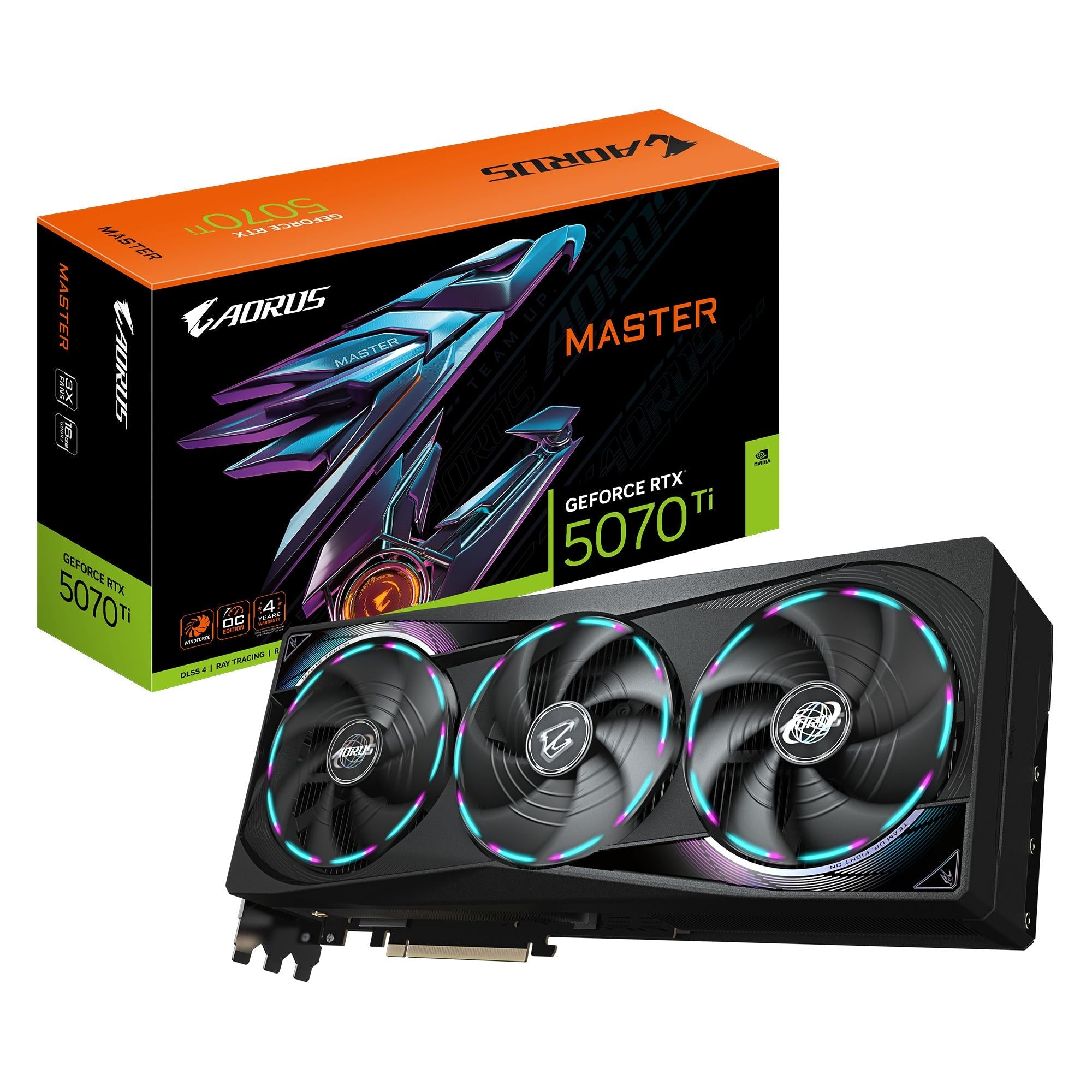 Gigabyte Geforce Rtx5070ti Aorus Master 16gb Grafikkort Geekd Dk
