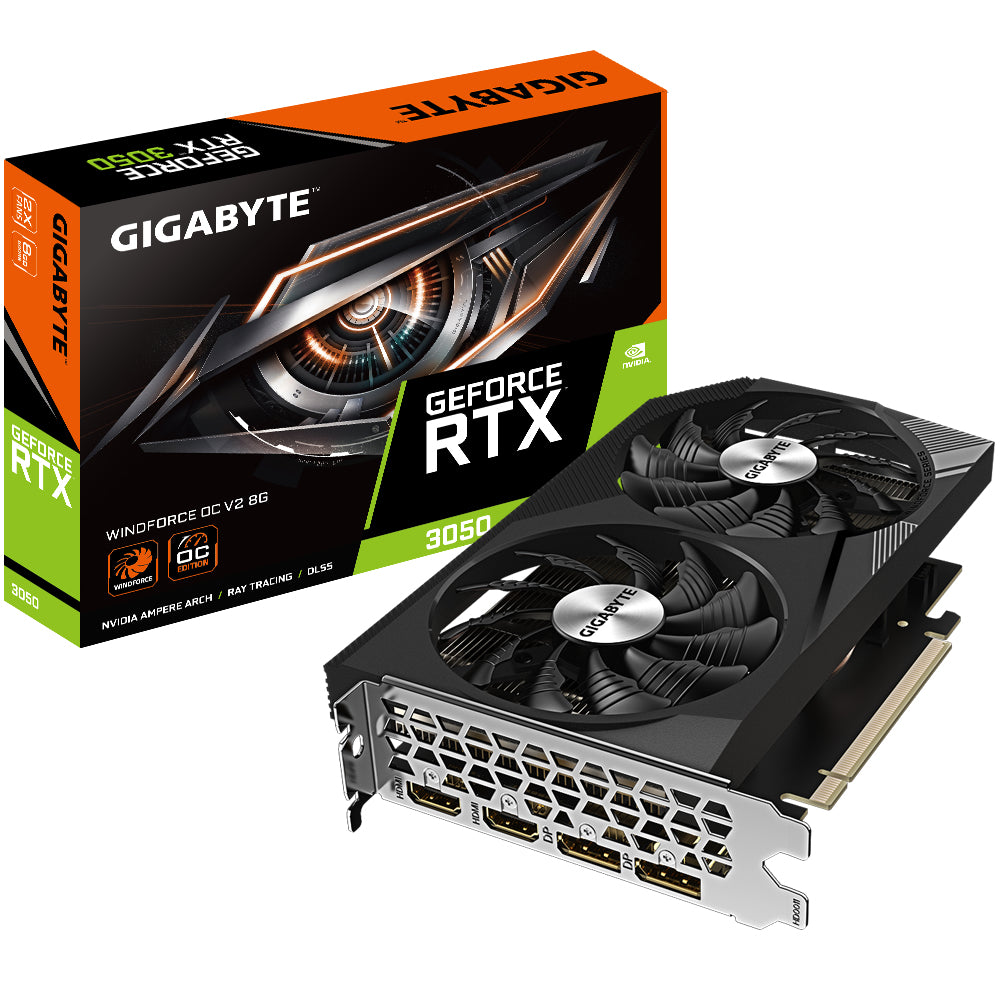Gigabyte Geforce Rtx 3050 Windforce Oc V2 8gb Grafikkort Geekd Dk