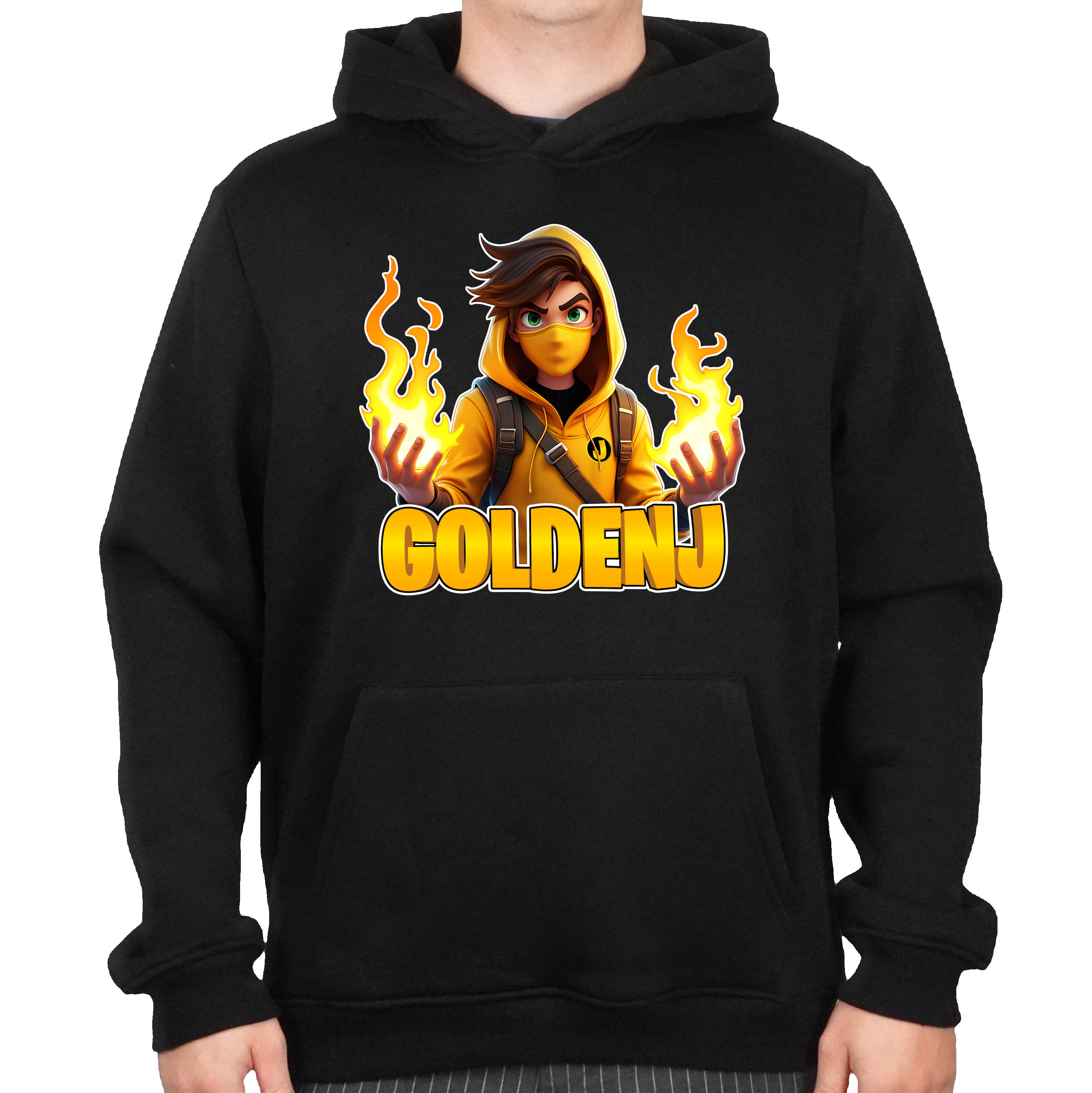 Goldenj Flamme Hoodie    -