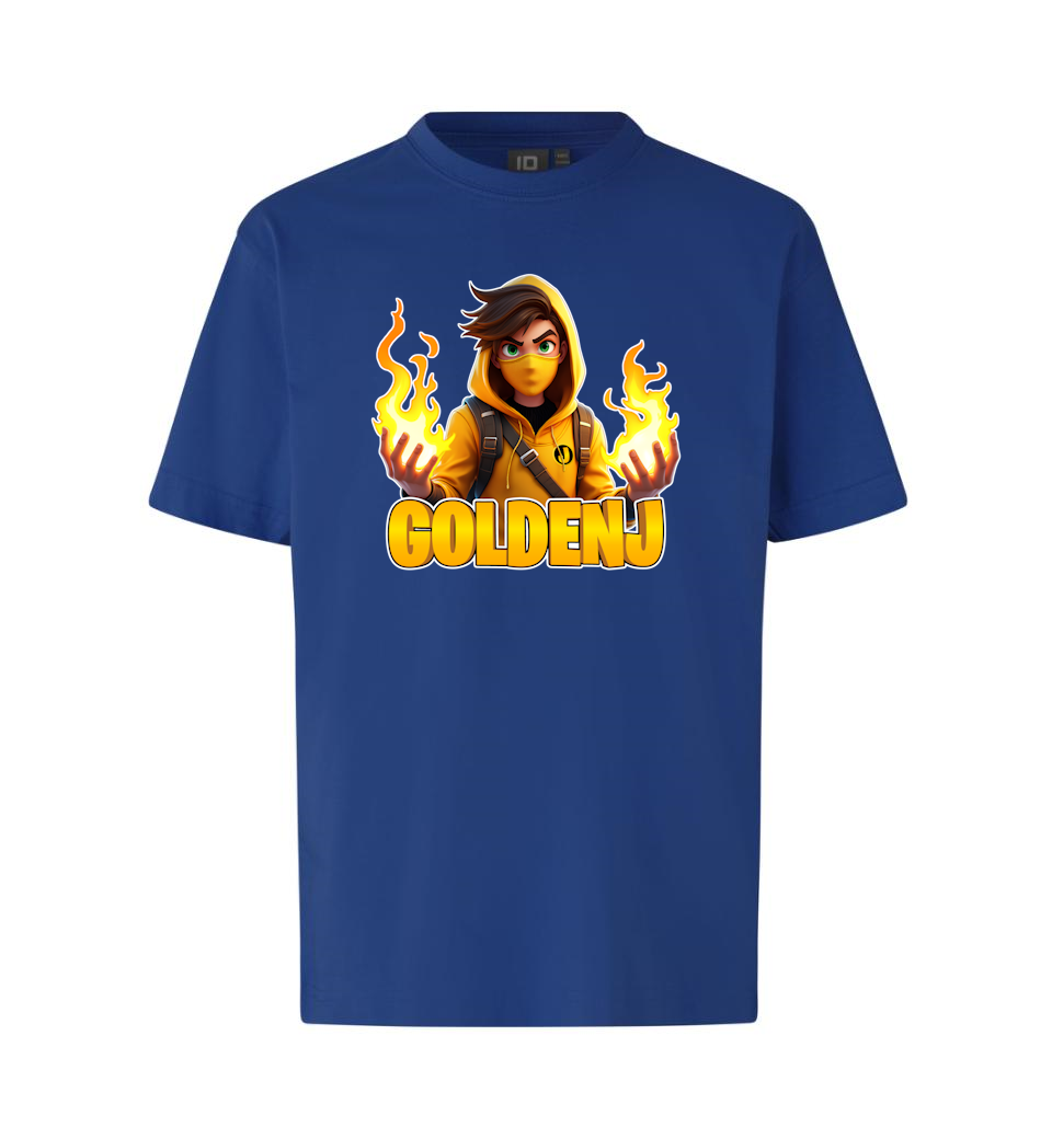 Goldenj Flamme Tee Blå    -