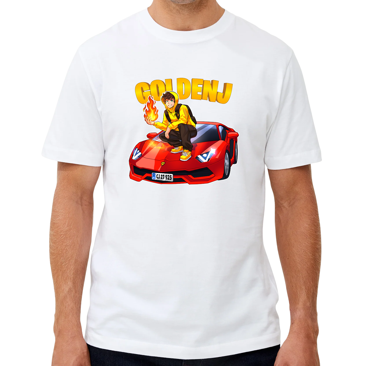 Goldenj Lambo Tee  -shirt Geekd Dk