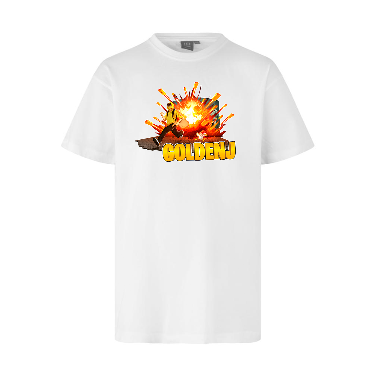 Goldenj Vault Tee Hvid    -