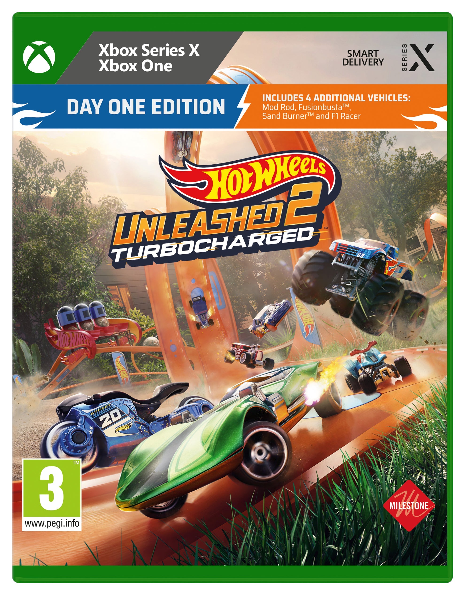 Hot Wheels Unleashed  : Turbocharged  Day   Edition  Xbox Series   Xbox Series   Spil Geekd Dk